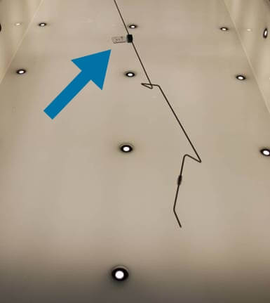 
 measuring bent tube inside TubeInspect