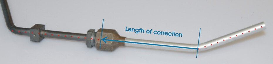 
 elbow adapter for length correction tubeinspect adapter